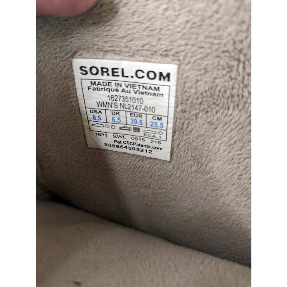 Sorrel Women's Winter Boots Size 8.5 Black Gray Adjustable Strap. - Picture 7 of 7